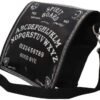 Wiccan Collection~B4369M8 Spirit Board Shoulder Bag 27cm Black, PU and Canvas