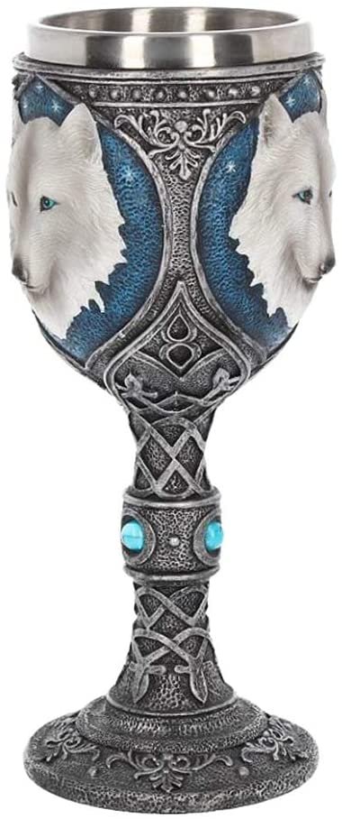 Animal Collection~ Ghost Wolf Goblet Goblet 19.5cm Blue K2853G6