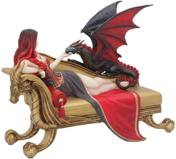Artist Collections~ Dragon Companion James Ryman Figurine 25cm Gold, Resin, One Size