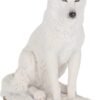 Animal Collection~ Ghost Wolf Figurine 24cm White