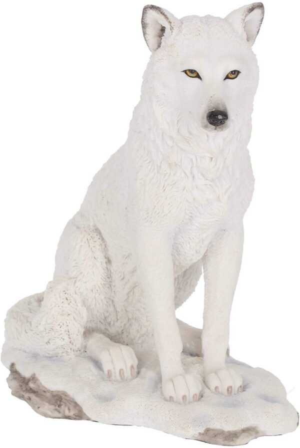 Animal Collection~ Ghost Wolf Figurine 24cm White