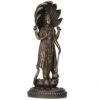 Magic  Collection~12.5 Inch Hindu God Shesha Vishnu Antique Bronze Finish Hand Painted Figurine Statue