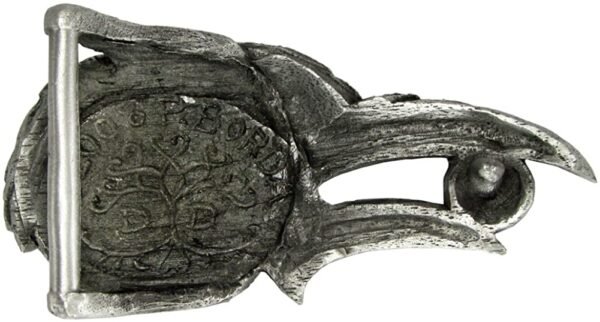 Magicun Altar~Pewter Celtic Knot Raven Belt Buckle