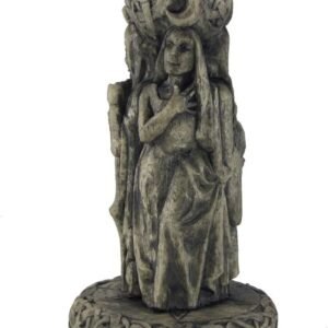 Magicun Altar~Dryad Design Goddess Candle Holder Stone Finish