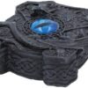 Fantasy Collection~ Ice Dragon Cross Box 16.5cm, Black