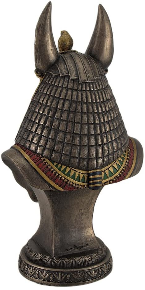 Magic  Collection~Ancient Egyptian Jackal God Anubis Bronze Finished Bust Statue