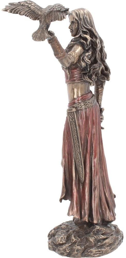 Magicun N.Giftware~Morrigan and Crow Figurine 28 cm Bronze