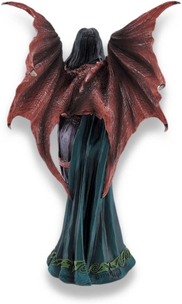 Magic  Collection~Anne Stokes `Soul Mates` Gothic Female and Dragon Statue