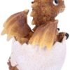 Fantasy Collection~ Citrine Hatchling Figurine 10.7cm, Resin, Yellow
