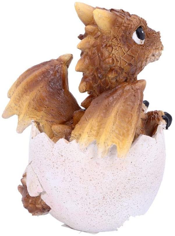 Fantasy Collection~ Citrine Hatchling Figurine 10.7cm, Resin, Yellow