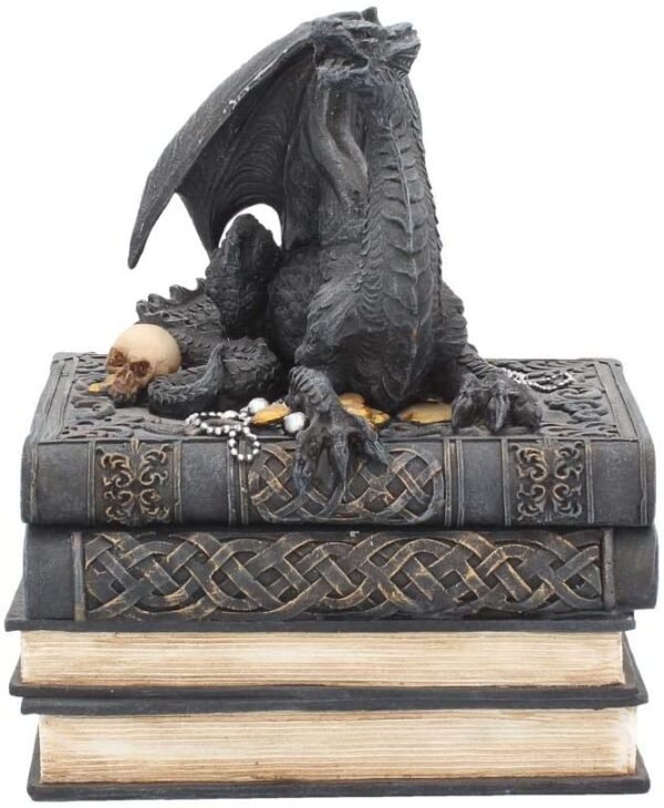 Magicun N.Giftware~Secrets Of The Dragon Box 19cm Black