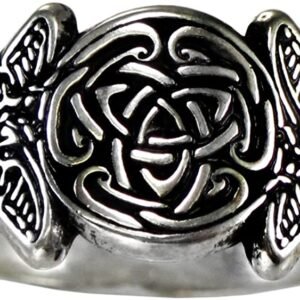 Soloman Pentant~Sterling Silver Sidhe Celtic Knot Fairy Ring (Size 4-12)