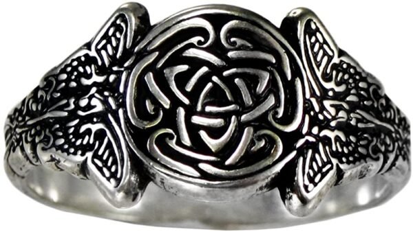 Soloman Pentant~Sterling Silver Sidhe Celtic Knot Fairy Ring (Size 4-12)