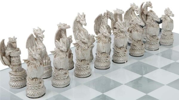 Fantasy Collection~ Dragon Chess Set 43cm Black