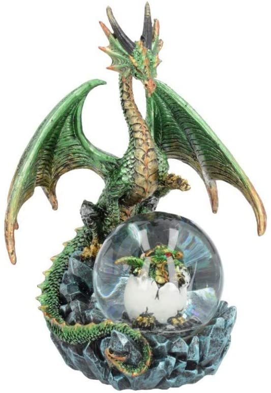 Fantasy Collection~ Ruby Oracle 18.5cm Snowglobe, Red