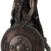 Magic  Collection~Viking Shieldmaiden Bronze Finished Statue Norse Mythology