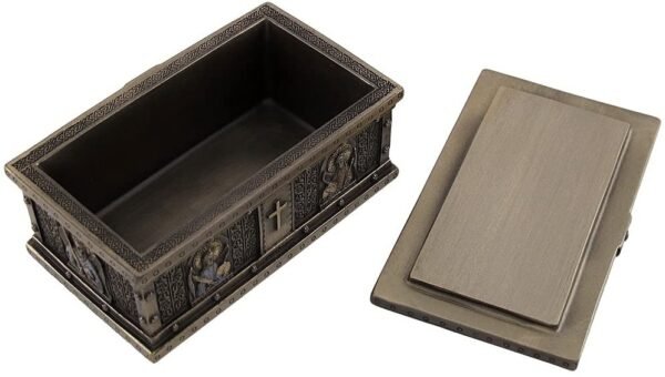 Magic  Collection~Bronzed Catholic Saints Altar Trinket Box