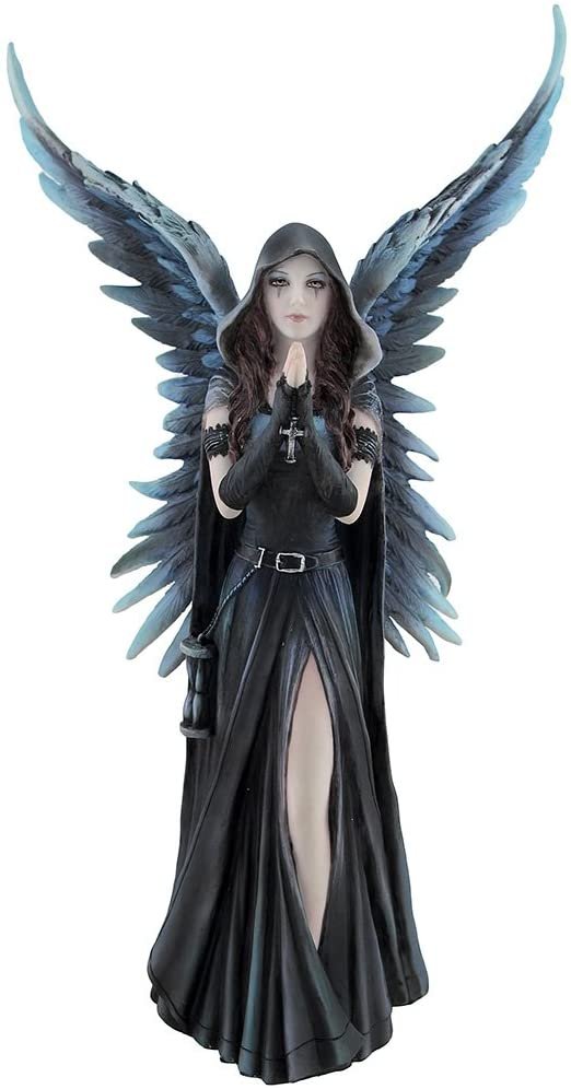 Magic  Collection~Anne Stokes Harbinger Angel of Death Statue