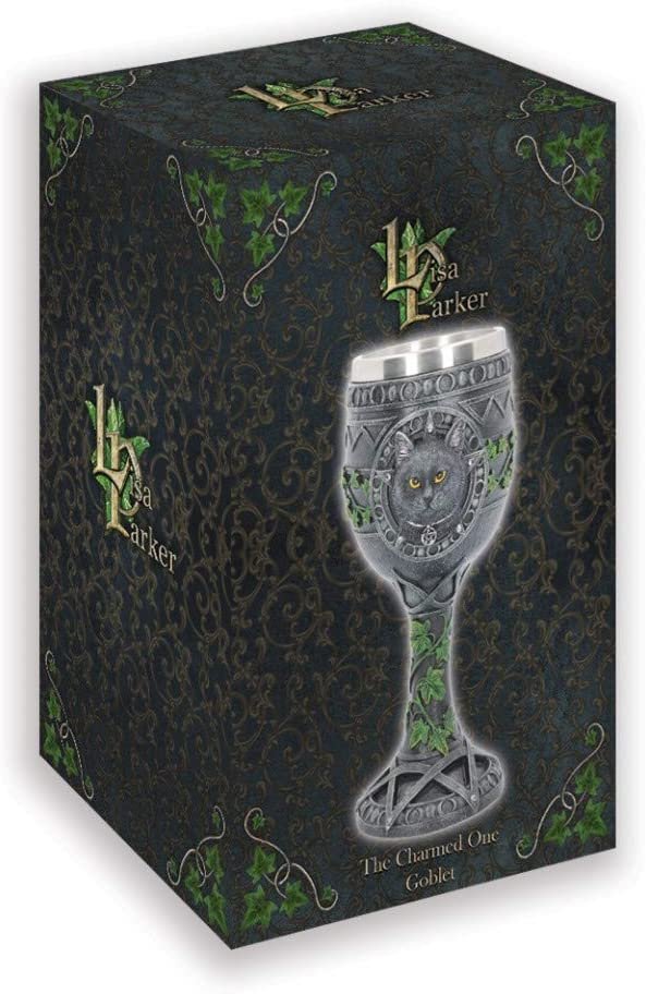 Artist Collections~ Charmed One Goblet Lisa Parker 18cm, Black, Size