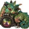 Nemesis Now Dragon's Reward Set of 4 5.5cm Figurines, Resin, Multi-Coloured, One Size