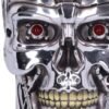 Magicun N.Giftware~T-Terminator Head Wall Plaque 16cm Silver, Polyresin, 23cm