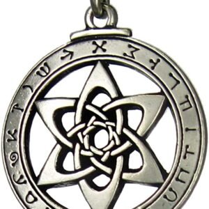 Soloman Pentant~Pewter Astrologer's Star Pendant Angel Necklace