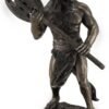 Magicun  Collection~Bronze Finished Minotaur with Labrys Statue Greek Mythology