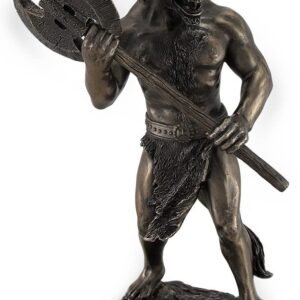 Magicun  Collection~Bronze Finished Minotaur with Labrys Statue Greek Mythology