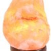 something different Salt Lamp, 1.5-2 kg, Himalayan Salt & Wood, Orange, 10 x 17 x 10 cm