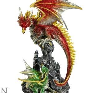 Fantasy Collection~ NEM6132 Dragon Teaching Figurine 17cm Red