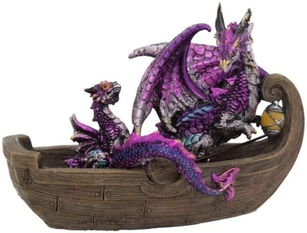 Nemesis Now Dragons Voyage 12.5cm Figurine, Purple, One Size