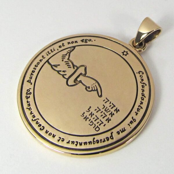 Bronze Fourth Pentacle of the Moon Talisman for Protection