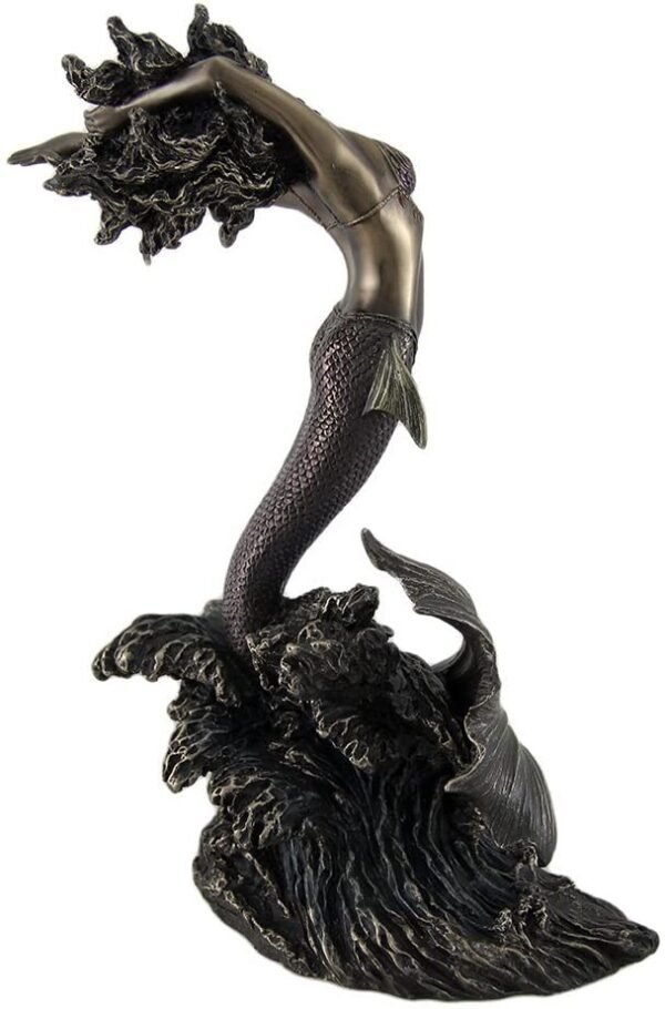 Magic  Collection~Ocean Goddess Yemaya Mother of The Seas Bronze Finish Statue