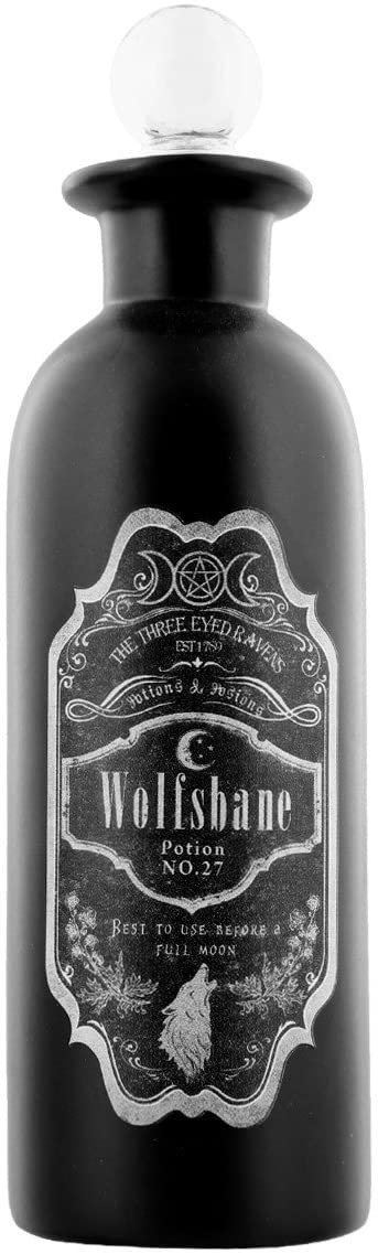 Wiccan Collection~Wolfsbane Potion Bottle 21cm Black