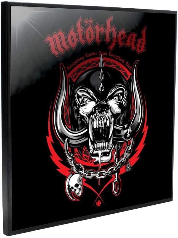Magicun N.Giftware~Motorhead Everything Louder Crystal Clear Picture 32cm, us:one Size, Black