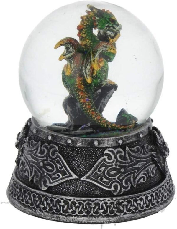 Fantasy Collection~ Enchanted Emerald Snowglobe 13cm Green