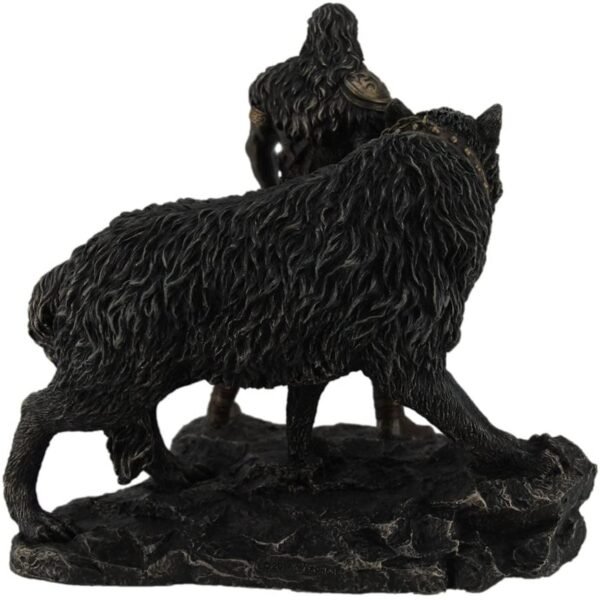 Magic  Collection~Norse God Tyr and the Binding of Fenrir Statue