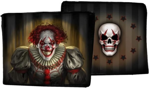 Artist Collections~ Evil Clown James Ryman Wallet 10cm Red, PU