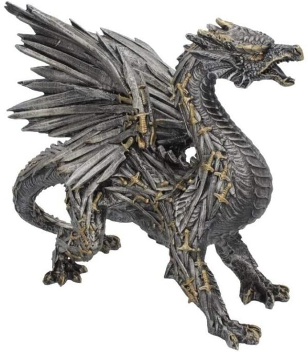 Steampunk Collection~Swordwing 29.5cm Figurine, Silver, One Size