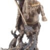 Magicun N.Giftware~George and The Dragon Figurine 31cm Bronze