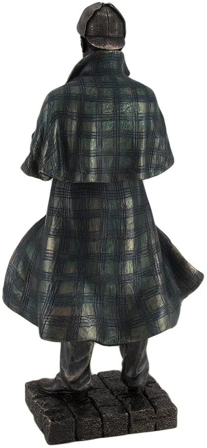 Magic  Collection~Detective Sherlock Holmes Metallic Bronze Statue