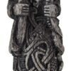 Magicun Altar~Dryad Design Skadi Figurine - Norse Goddess of Winter - Stone Finish