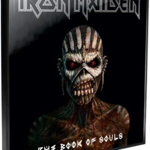 Band Merchandise~ Iron Maiden The Book of Souls Crystal Clear 32cm Picture, Black