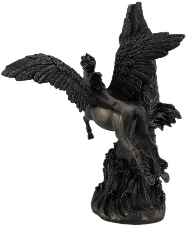 Magic  Collection~Pegasus Flying and Galloping Through Cliffs Mythology Statue