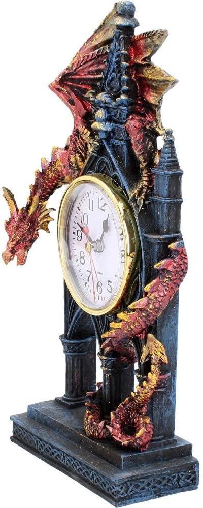Fantasy Collection~ AL50380 Time Guardian Clock 17cm Red