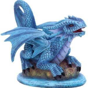 Artist Collections~ Anne Stokes Age Small Water Dragon Figurine, Blue, One Size