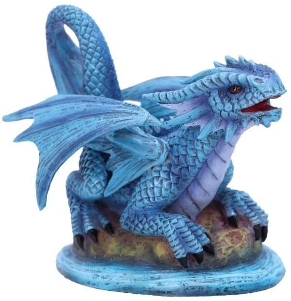 Artist Collections~ Anne Stokes Age Small Water Dragon Figurine, Blue, One Size