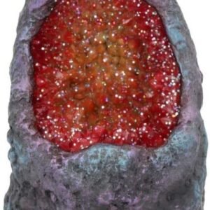 Fantasy Collection~ Ruby Crystal Cavern Light 11cm Red, Resin, One Size