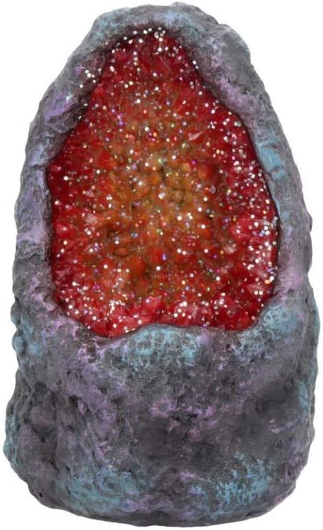 Fantasy Collection~ Ruby Crystal Cavern Light 11cm Red, Resin, One Size