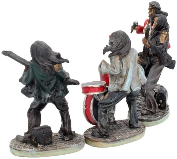 Dark Collection~NEM3962 One Hell Of A Band! (Set of Four) Figurine 10 cm Ivory